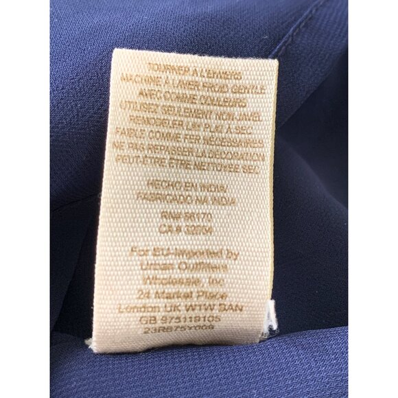 Navy Blue Sequin Embellished Halter Dress Free People Small RL10648 - Picture 4 of 11